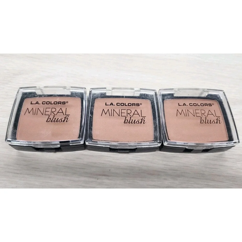 L.A. COLORS Mineral Blush Golden CMB857 0.15 Oz Cruelty Free Lot Of 3 New